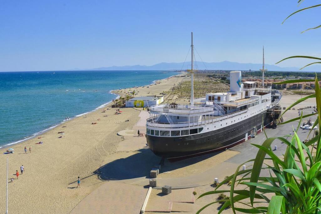 A 500 M De La Plage, Tout Confort Avec Wifi Le Barcarès Esterno foto